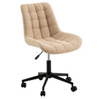 DREHSTUHL TALIA - Beige, Textil (53/89/61cm) - IDIMEX