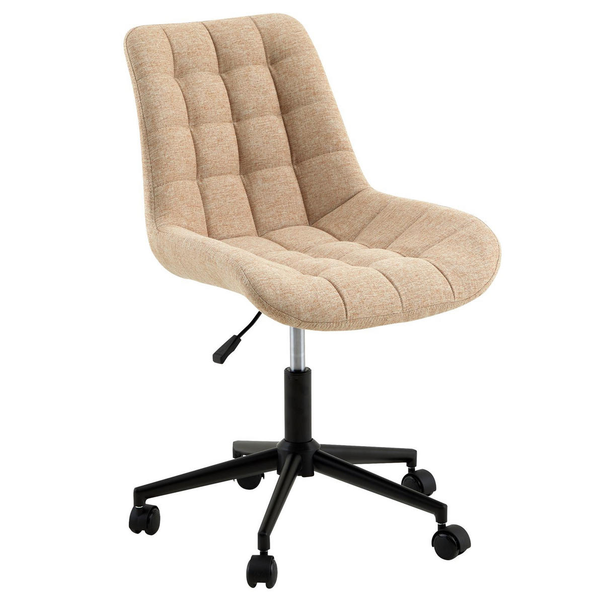 DREHSTUHL TALIA - Beige, Textil (53/89/61cm) - IDIMEX