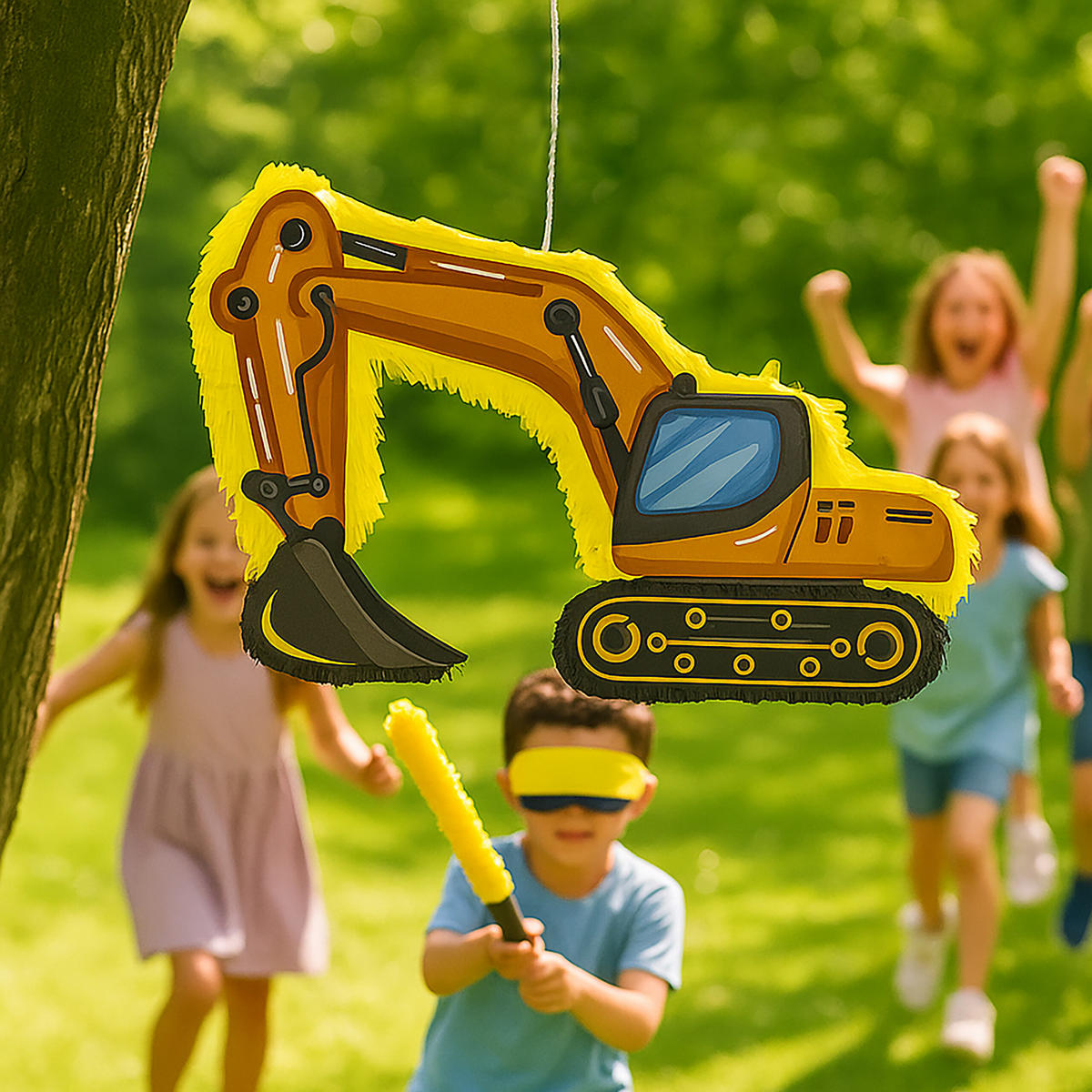 PINATA - Multicolor, Papier/Wellpappe (41/26.5/8cm) - Relaxdays