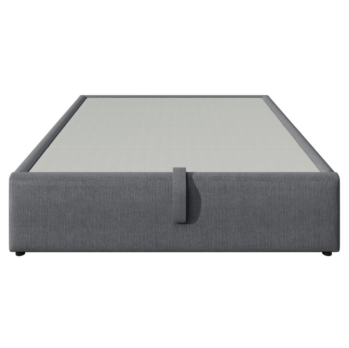 POLSTERBETT 140/200 cm Grau Stauraumbett mit USB- und Type-C-Anschlüssen - Grau, Textil (140/200cm) - OKWISH