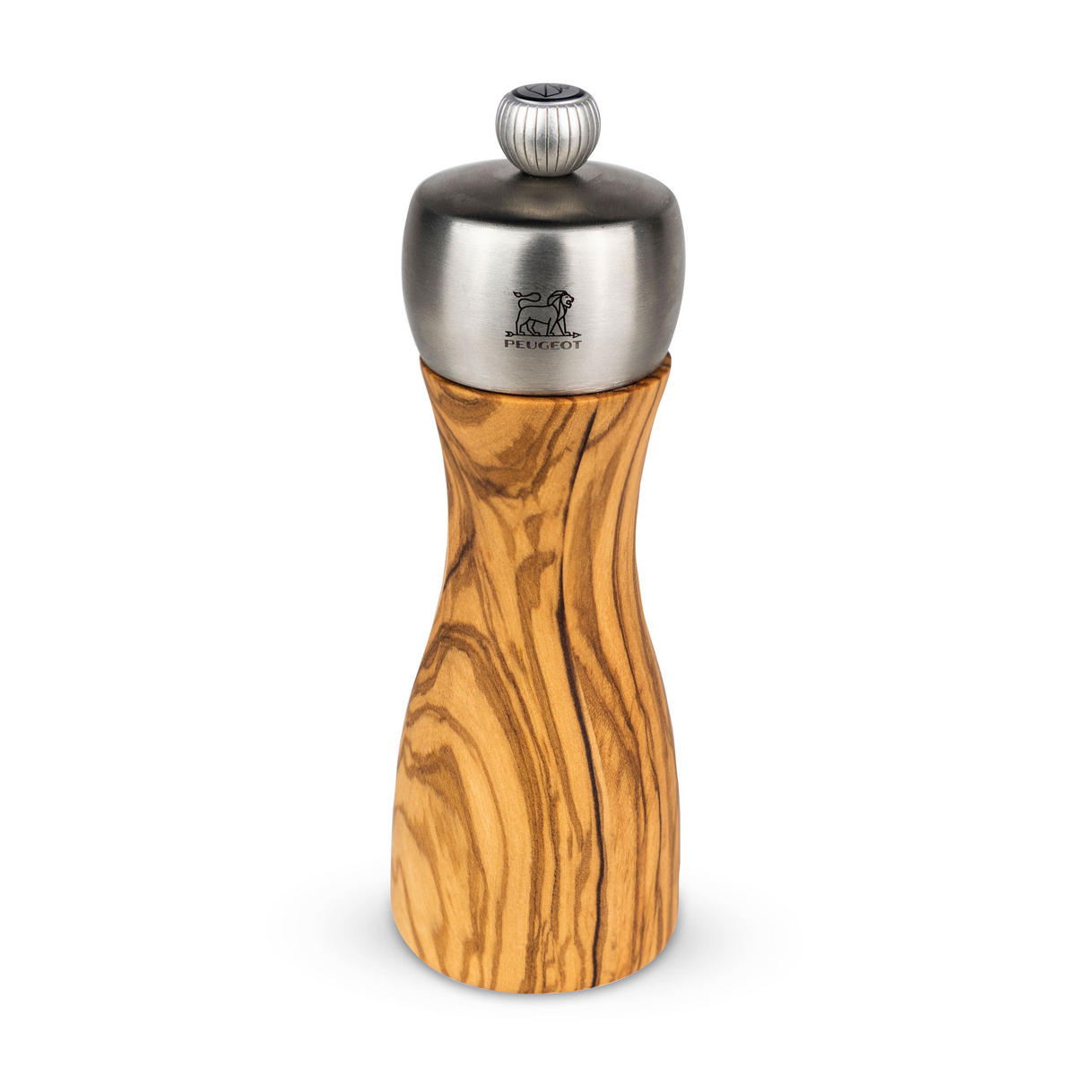 PFEFFERMÜHLE Fidji 15cm Olivenholz Stahlmahlwerk - Braun, Holz (5.2/15/5.2cm) - PEUGEOT