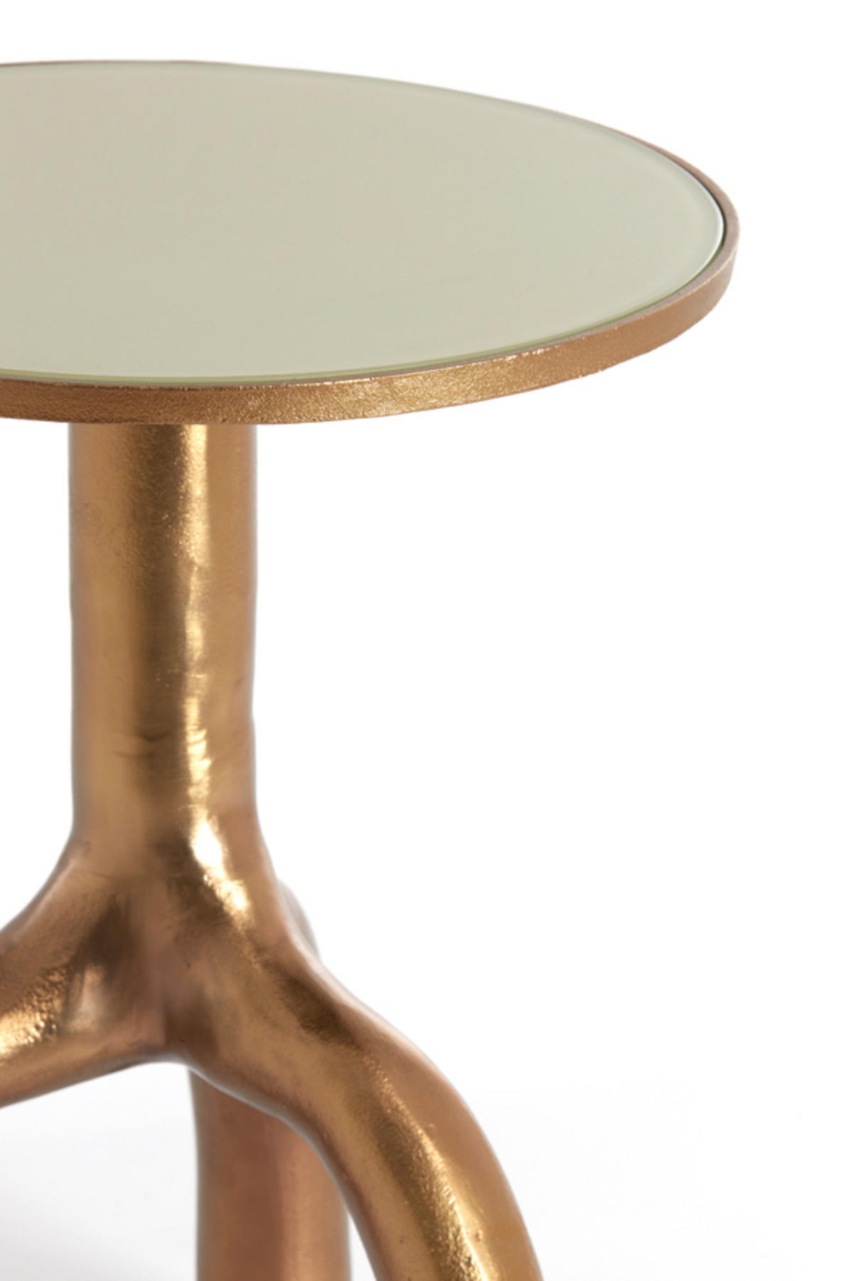 BEISTELLTISCH Mello Braun Ø40,5/53 cm - Braun, Metall (40.5/40.5/53cm) - Light & Living