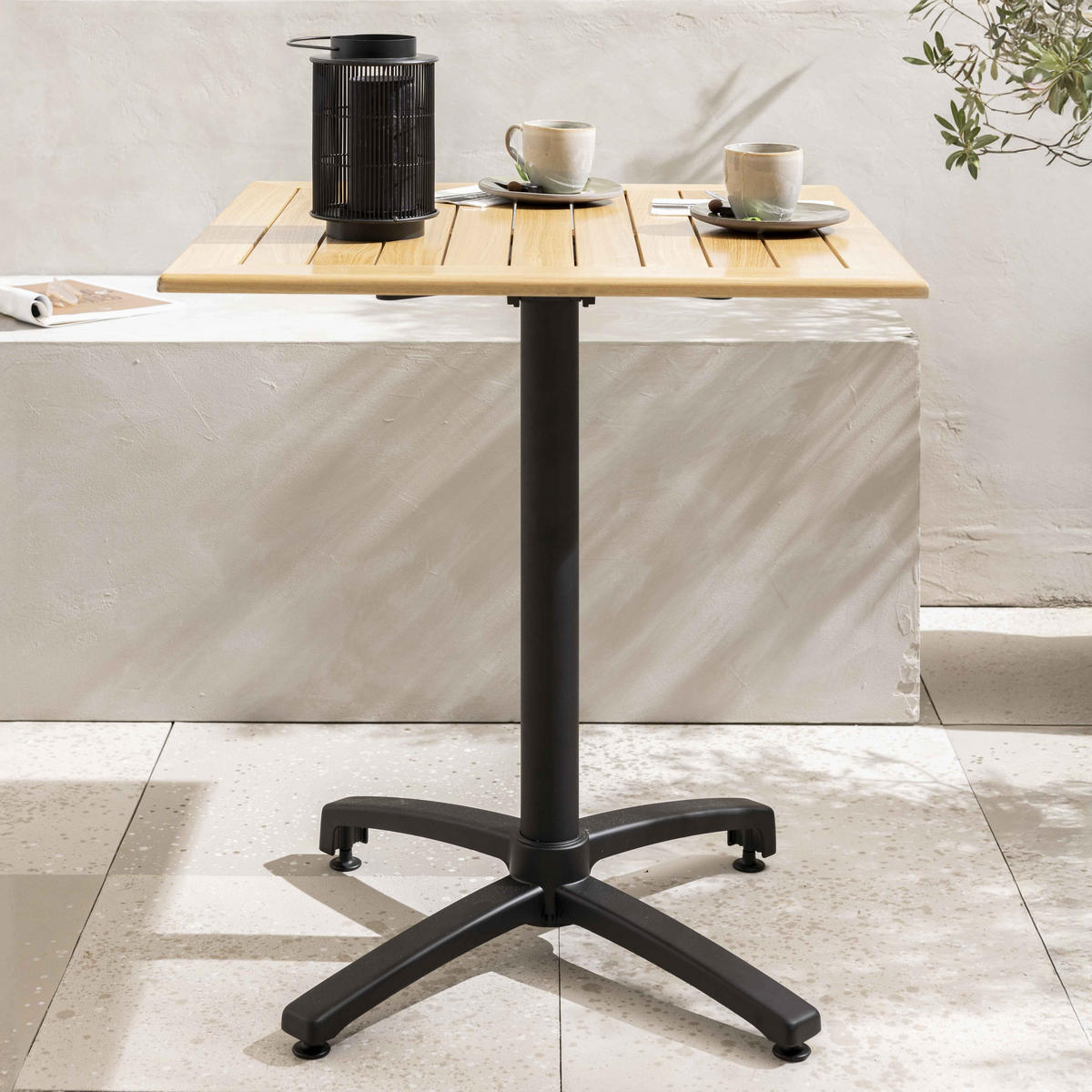 TISCHPLATTE, Holz - Eichefarben, Holz (70/70/2cm) - Oviala