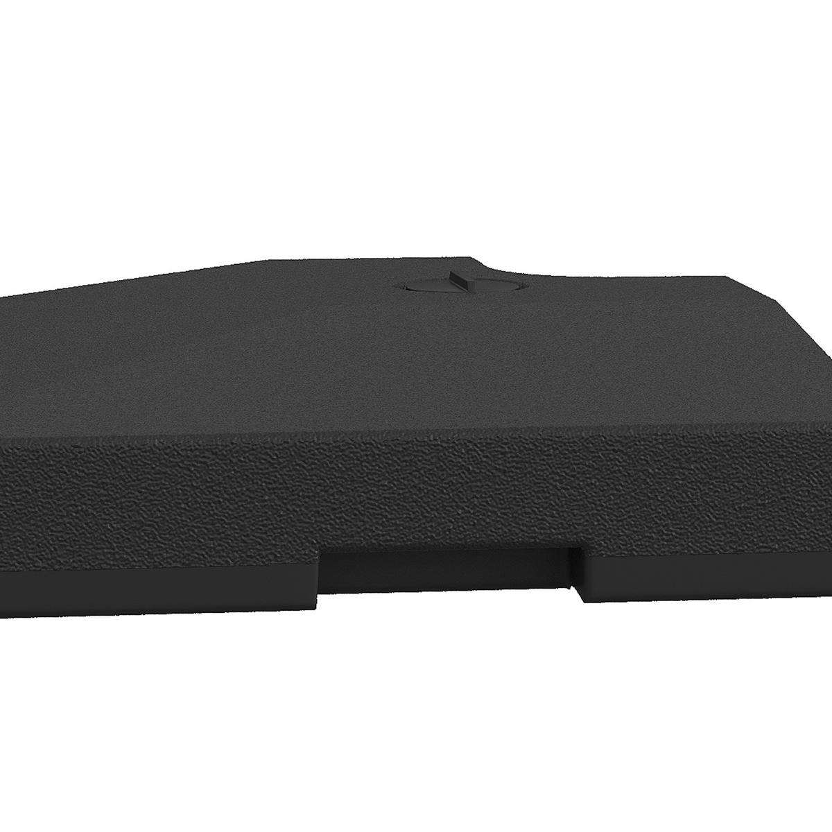 SONNENSCHIRMGEWICHT 4er Set 130 kg schwarz - Schwarz, Kunststoff (51/51cm) - LEBENLANG