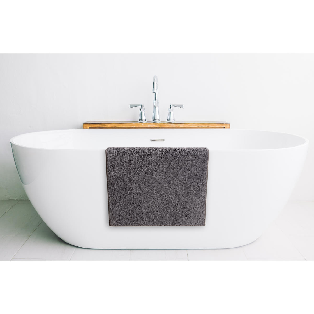 BADEMATTE Astrid 50x80cm, Gelb - Gelb, Textil (50/80cm) - Blumtal