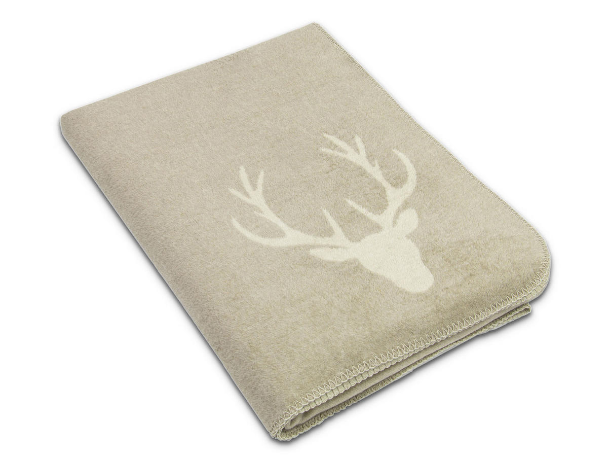KUSCHELDECKE, 150x200 cm, 60% Baumwolle, 40% Polyacryl, Braun - Braun, Naturmaterialien (150/200cm) - Zollner
