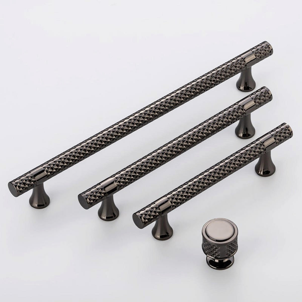 MÖBELGRIFF 1er-Set - Schwarz, Metall (1.2/3/13.8cm)