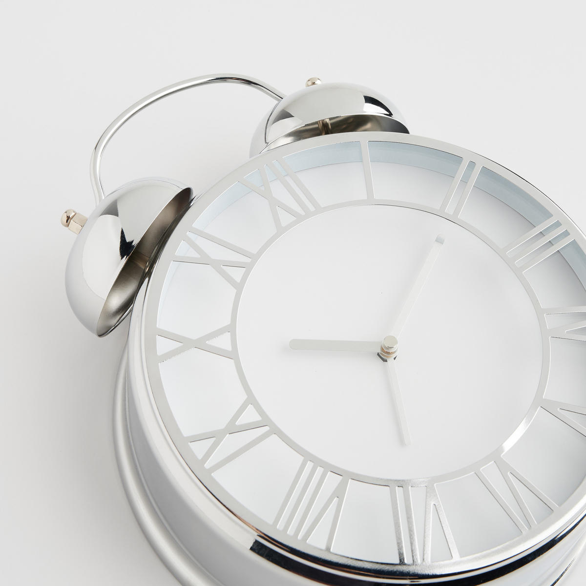 TISCHUHR Castil 29.5x8cm, Silber - Silberfarben, Metall (8/29.5/23.5cm) - home&you