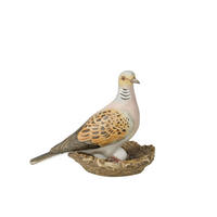 SKULPTUR Turteltaube Klein, Vogel des Jahres 2020, Porzellan, Bunt, 9.5 cm - Multicolor, Keramik (8.5/9.5/12cm) - Goebel