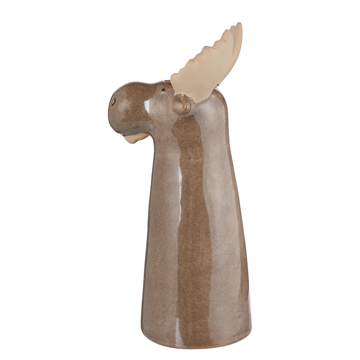 VASE Moose Elch - Braun, Keramik (28cm) - Butlers