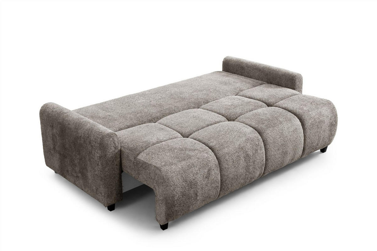 SCHLAFSOFA Giana - Braun, Holzwerkstoff/Textil (230/100/100cm) - Fun Möbel