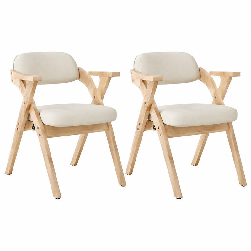 Meubliv Klappstuhl Beige 66.5x76x64.5 cm