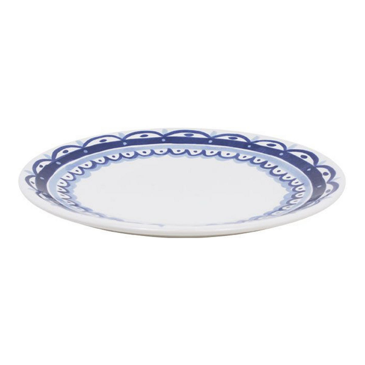 FRÜHSTÜCKSTELLER Rand Delfts Blond in Blau - 22cm - Blau, Keramik (21.8/21.8/2.5cm) - Blond Amsterdam