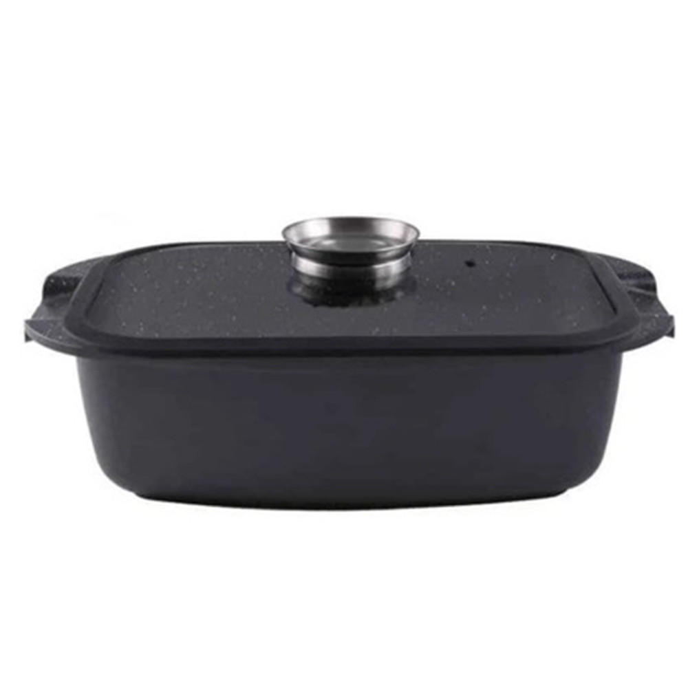 BRATPFANNE Black Stone Schwarz 40/22.5/12.5 cm Metall - Schwarz, Metall (22.5cm) - Mondex