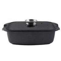 BRATPFANNE Black Stone Schwarz 40/22.5/12.5 cm Metall - Schwarz, Metall (22.5cm) - Mondex