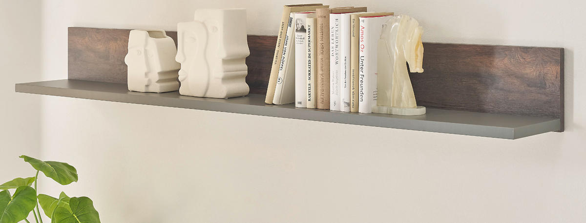 WANDPANEEL Thermo Eiche, grau, Wandboard 60 x 90 cm - Eichefarben/Grau, Holzwerkstoff (60/90/26cm) - Furn.Design