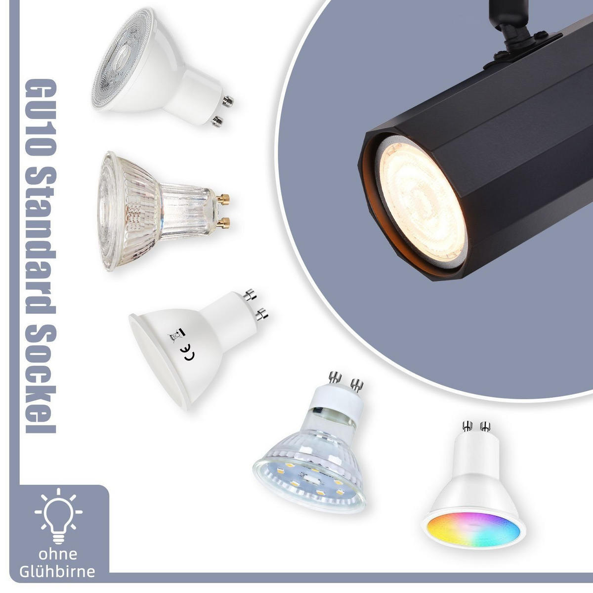 STRAHLER Inga 4-flammig 53/11/3 cm - Schwarz, Metall (53/11/3cm) - Nettlife