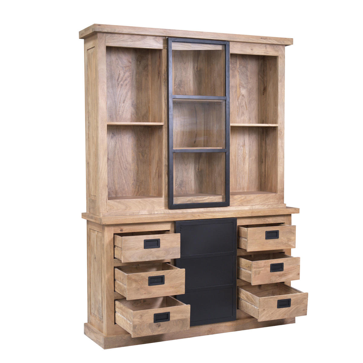 VITRINE Noa Braun 45/160/220 cm - Braun, Holz (160/220/45cm) - Starfurn