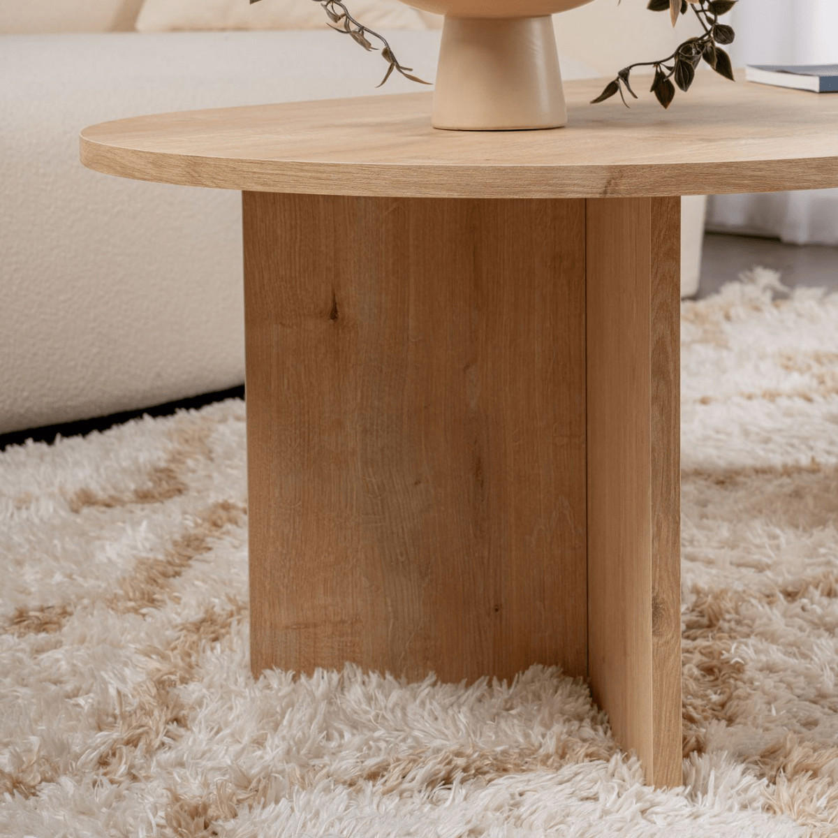 COUCHTISCH - iris 119/60/39,8 cm - Eichefarben, Holzwerkstoff (119/60/39.8cm) - Calicosy