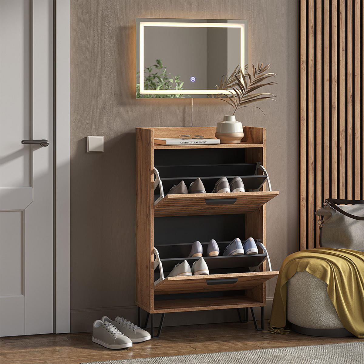 ŠATNÍ SKŘÍŇ Amber Dub Wotan - dub Wotan, kompozitní dřevo (59.8/100/25cm) - Vicco