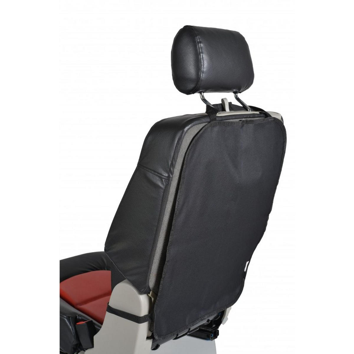 RÜCKENLEHNENSCHUTZ Autositzschutz Secure schwarz Polyester, waschbar, Rückenlehnenschutz, Auto, leicht zu reinigen - Schwarz, Textil (43/60/1cm) - Cangaroo