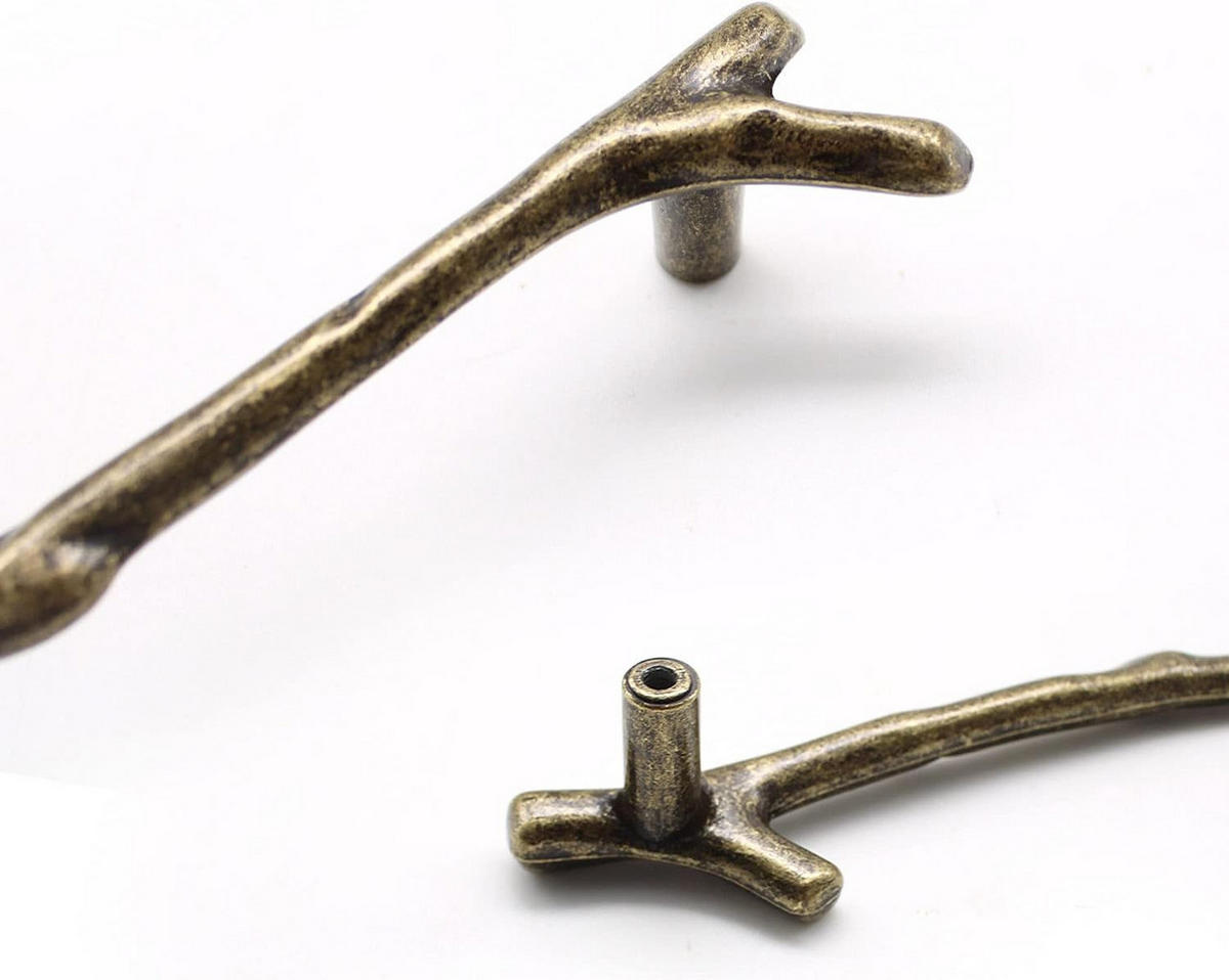MÖBELGRIFF 2er-Set Zinklegierung - Orange, Metall (2.4/2.4/16.1cm)
