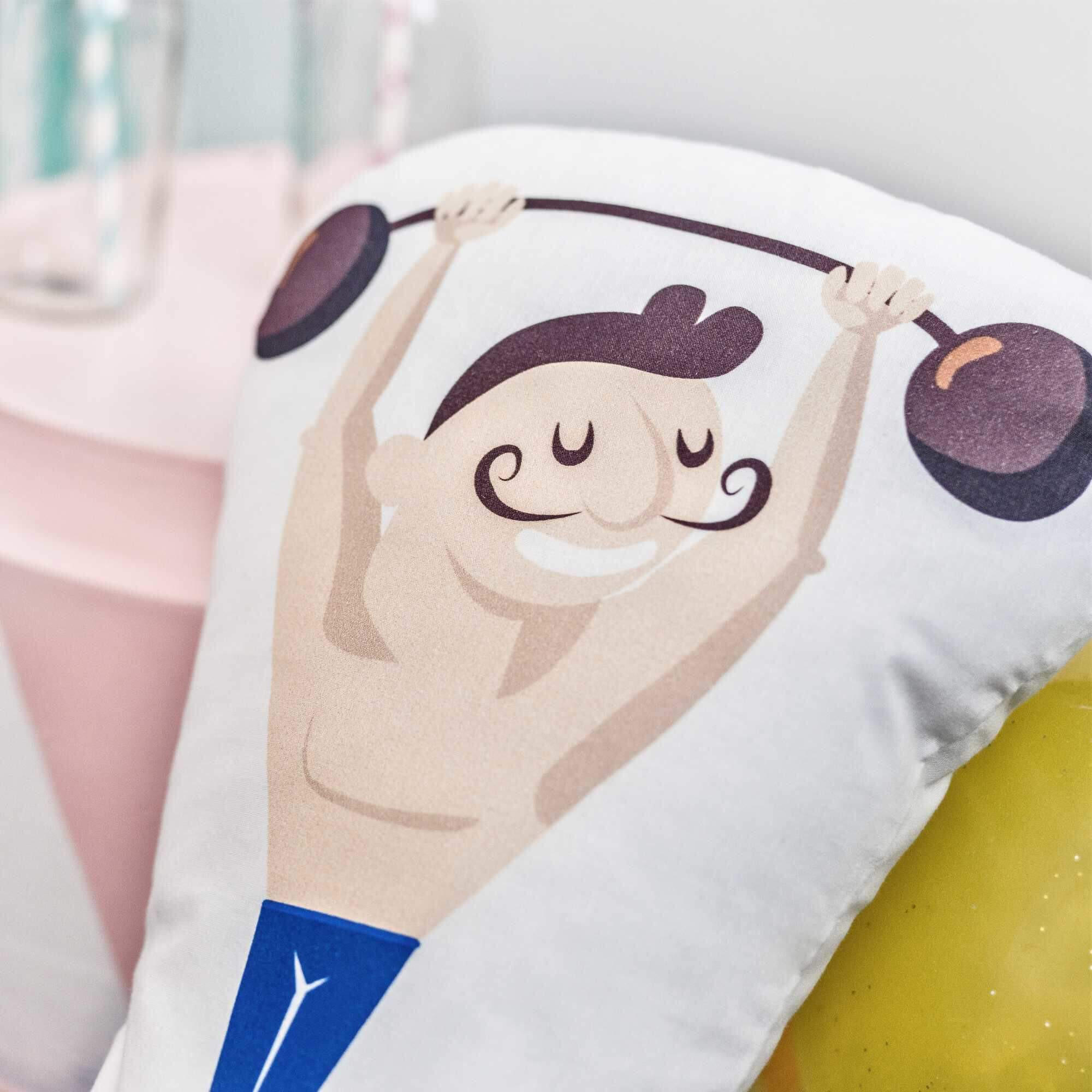 KISSEN fun circus 40x30 cm mehrfarbig - Multicolor, Textil (40/30cm) - Happy Friday