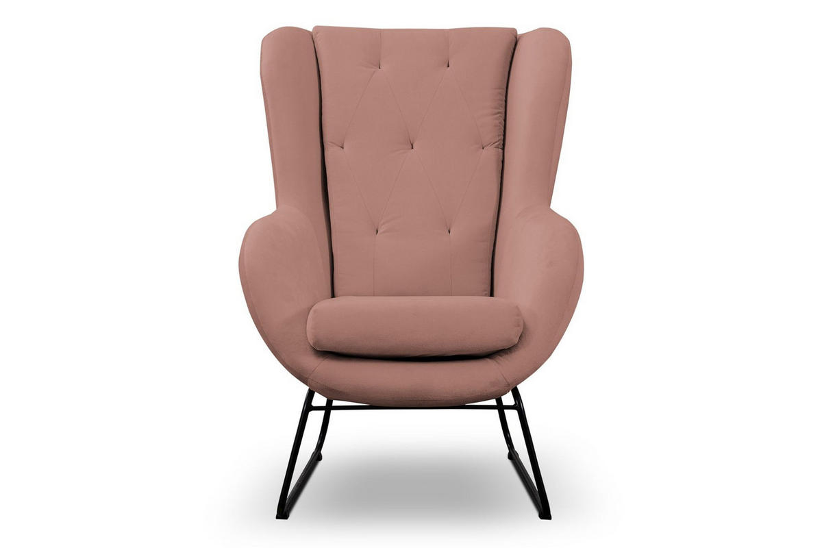 SESSEL Artemis In Kronos - Altrosa, Holzwerkstoff/Textil (80/105/100cm) - Fun Möbel