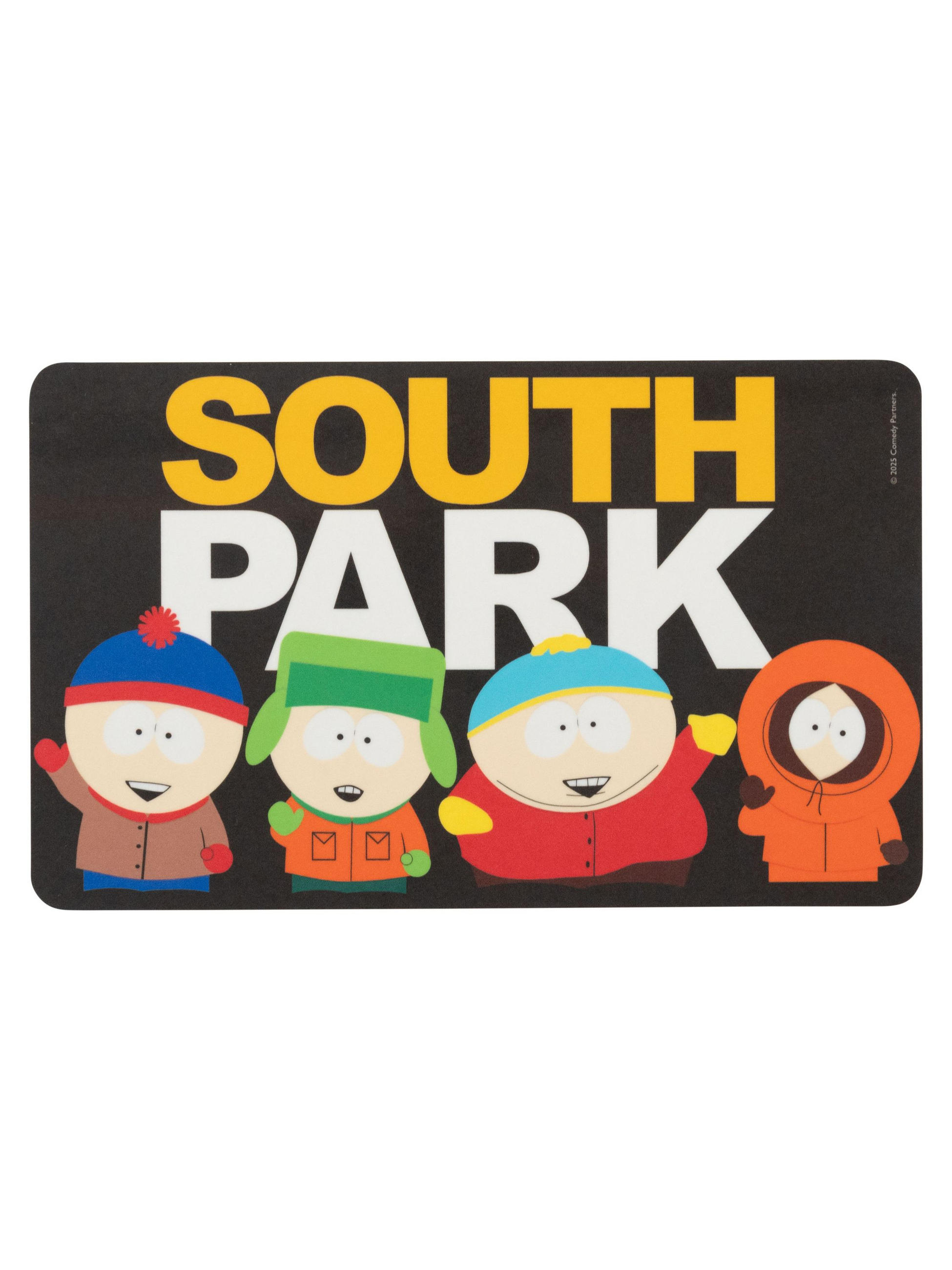 BRETTCHEN South Park Schwarz 14,5 x 23,5 cm - Schwarz, Kunststoff (14.5/23.5cm) - United Labels