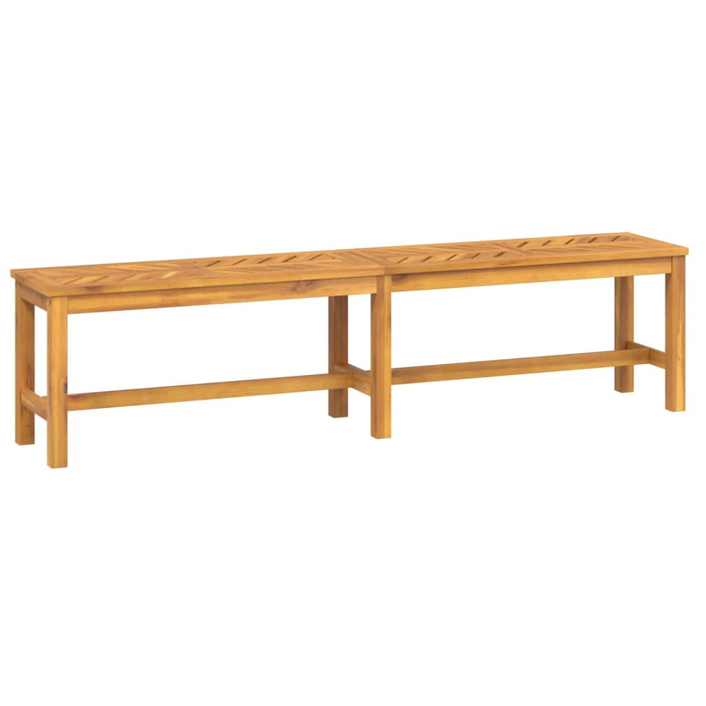 GARTENBANK 180 cm Massivholz Akazie - Braun, Holz (180/45/35cm) - furnicato