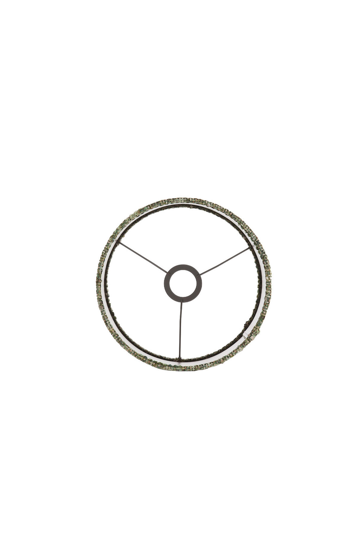 LAMPENSCHIRM Osire Grün 25/25/27 cm - Grün, Textil (25/25/27cm) - Light & Living