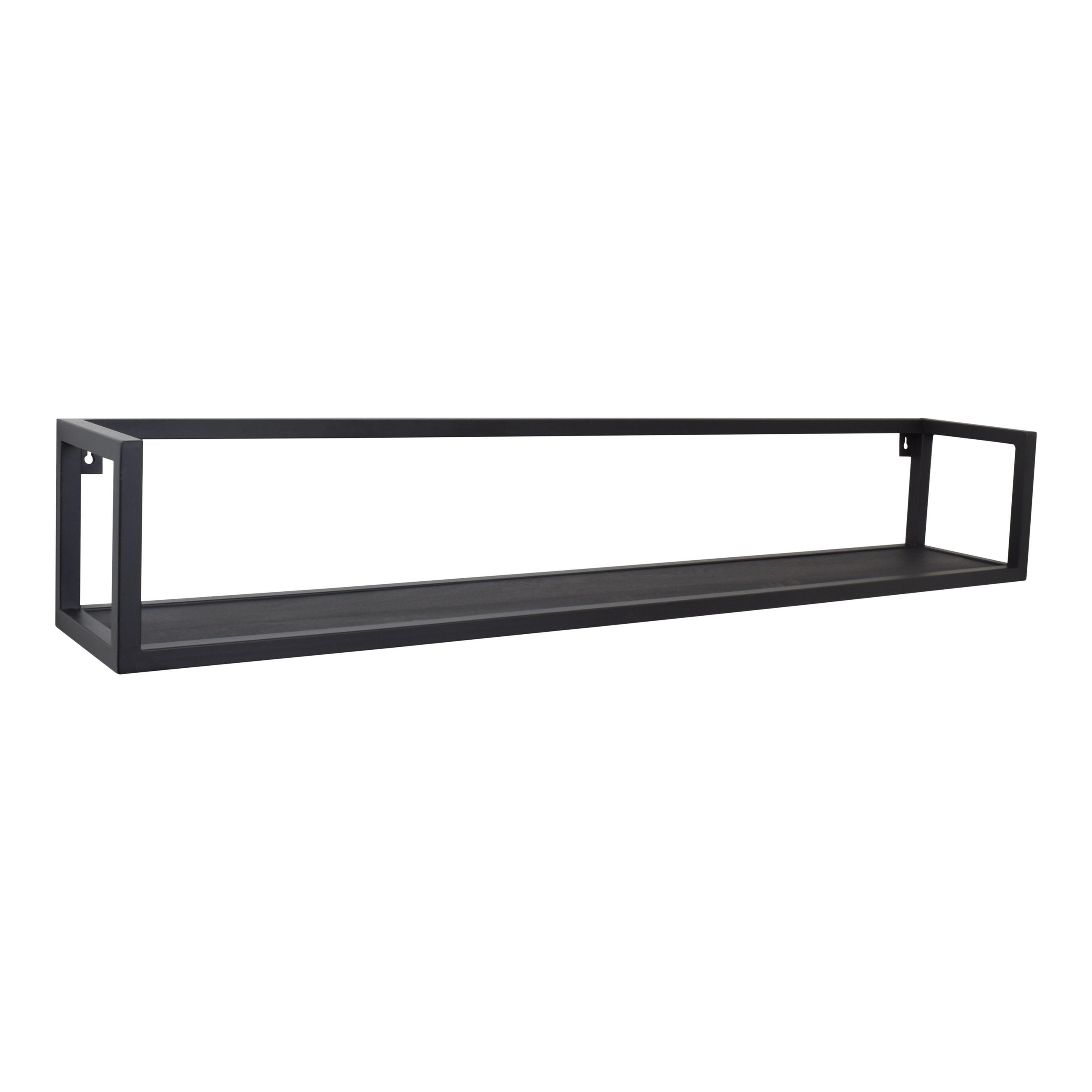 WANDREGAL Vegas Schwarz - Schwarz, Metall (120/20/20cm) - LOFT42