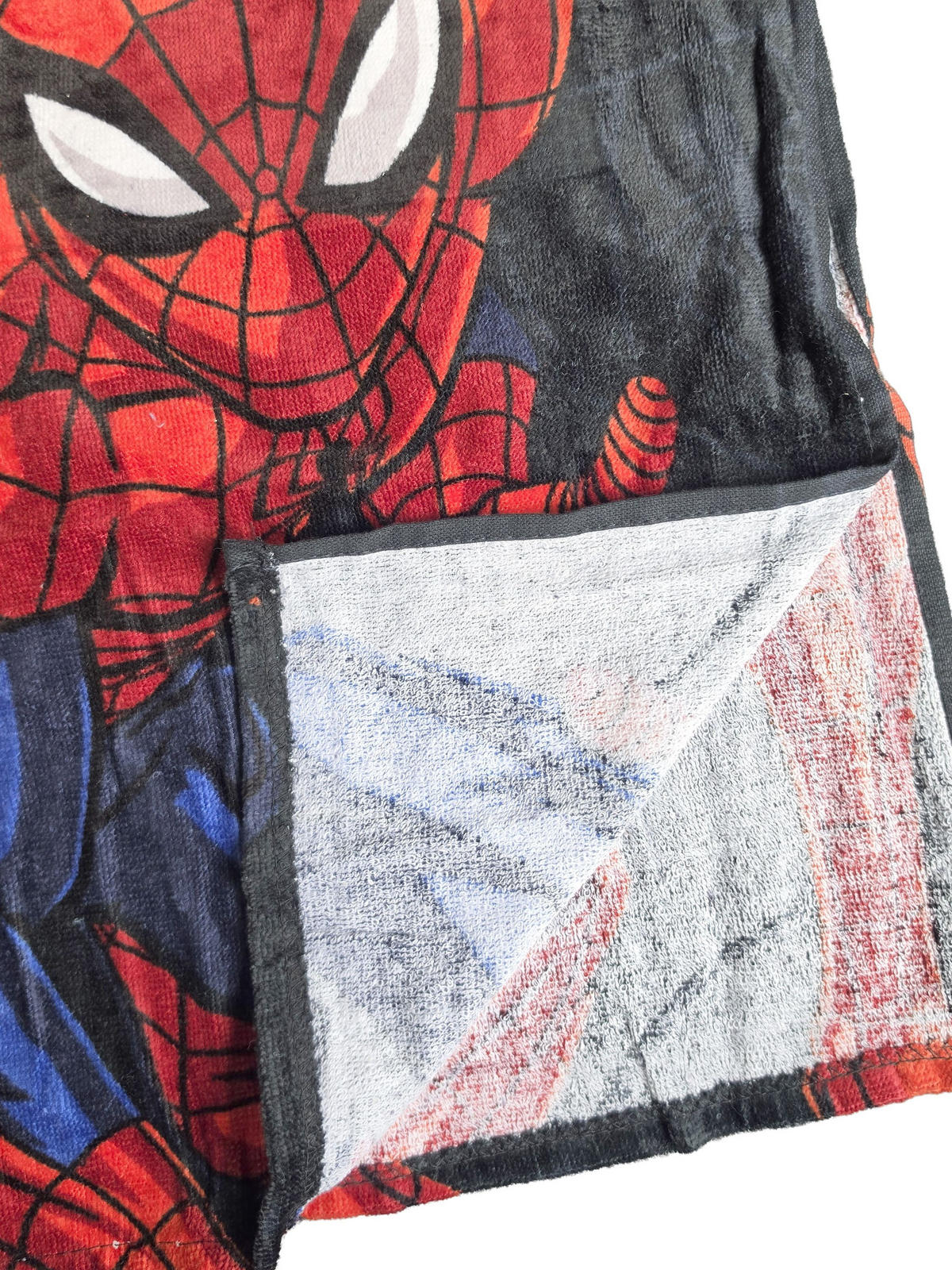 BADEPONCHO Marvel Spiderman Rot/Blau 50 x 100 cm - Multicolor, Textil (Einheitsgrößenull) - Marvel