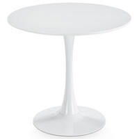 ESSTISCH LOIRE weiß - Weiß, Holzwerkstoff/Metall (80/80/73cm) - IDIMEX