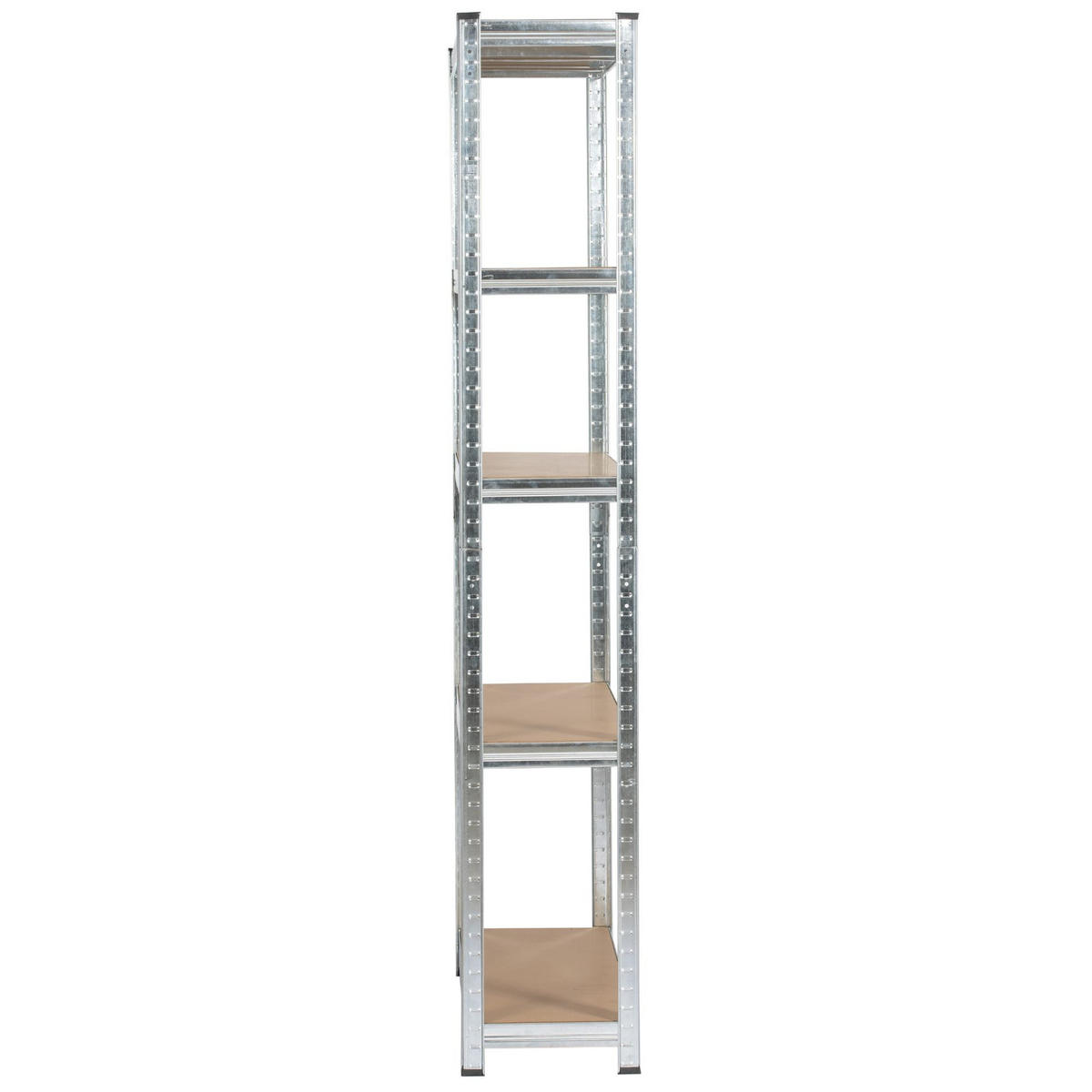 SCHWERLASTREGAL galvanisiertes Silber 90x30x180 cm - Silberfarben, Metall (90/180/30cm) - Akord