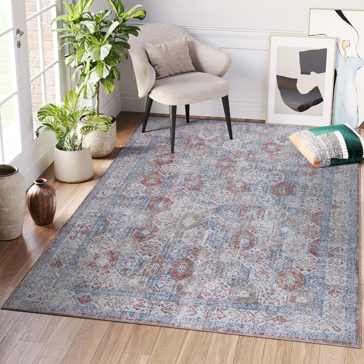 TEPPICH RITZ Grau 240/340 cm - Grau, Textil (240/340cm) - Tapiso