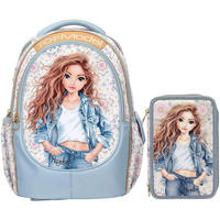 SCHUL-SET FESTIVAL FUN TOPModel hellblau 2er Set - Hellblau, Textil (2/2cm) - Depesche Germany