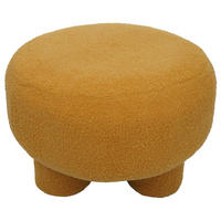 HOCKER Gelb - Gelb, Textil (55/40/55cm) - MCW