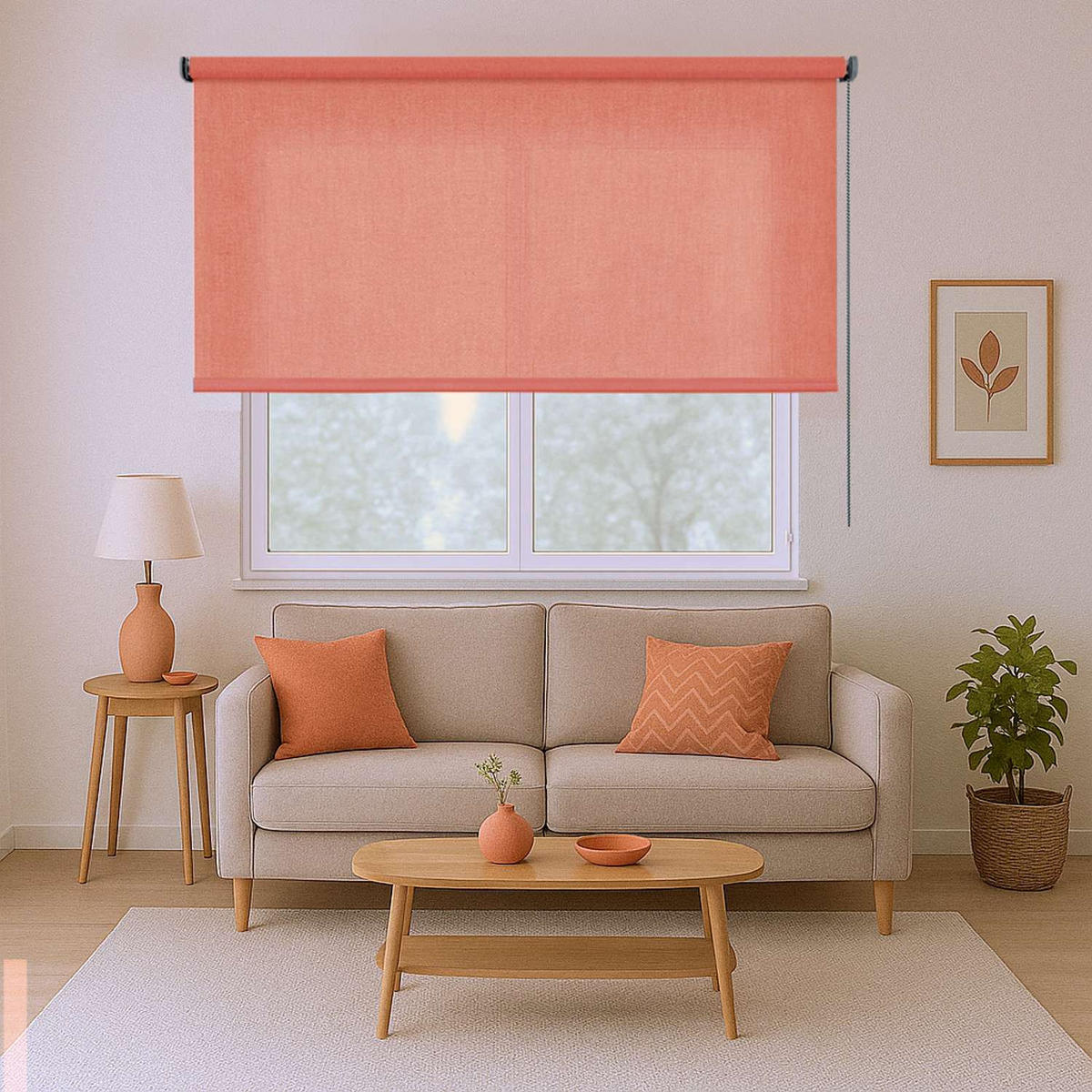 ROLLO | Deco Korall, 45 cm x 180 cm - Koralle, Kunststoff (45/180cm) - STORESDECO