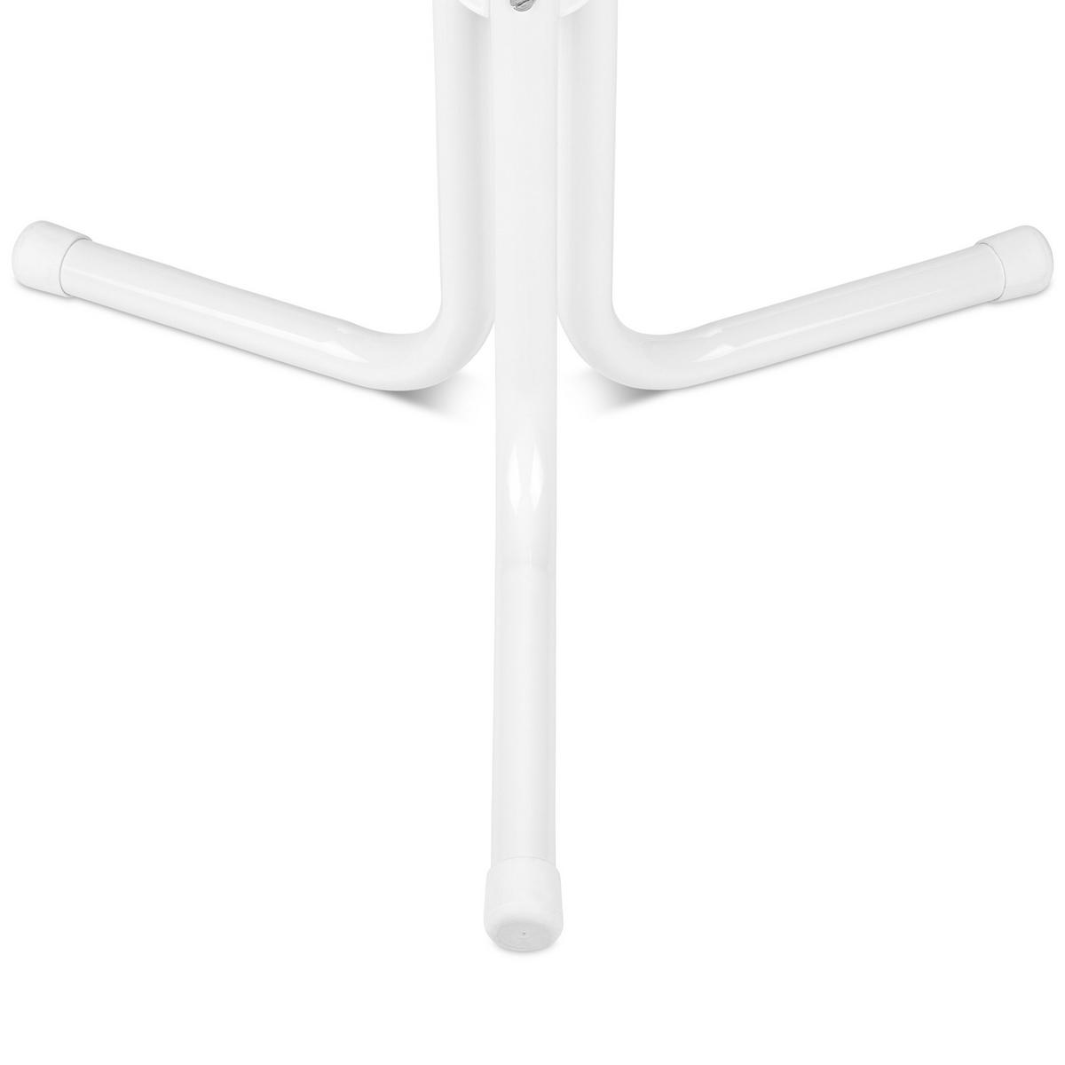 STEHTISCH Emma - Weiß, Metall (60/60/71cm) - Beautissu 
