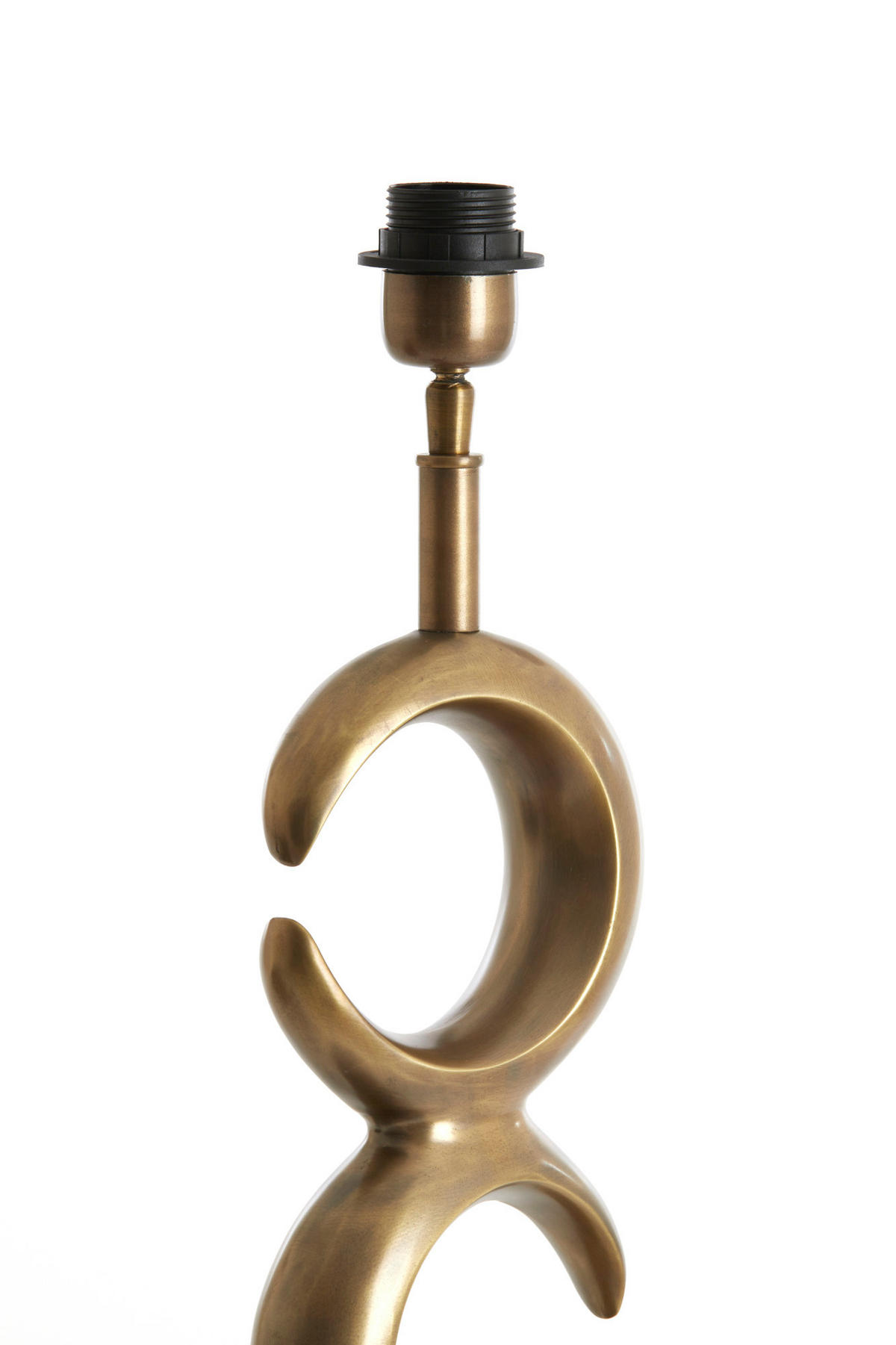 LAMPENFUSS Lune Bronze Ø22/57,5 cm - Bronzefarben, Metall (22/12/57.5cm) - Light & Living