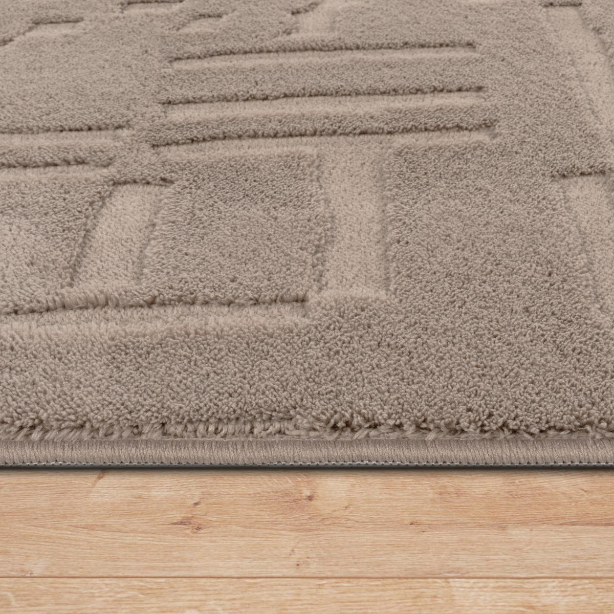 HOCHFLORTEPPICH 200/280 cm Tokio 476 - Taupe, Textil (200/280cm) - Paco Home