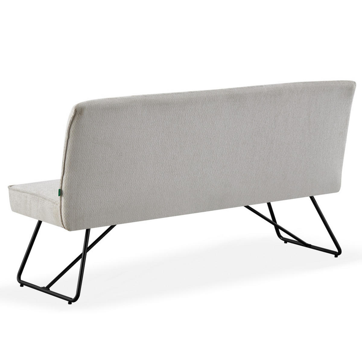 SITZBANK HANNAH - Creme, Metall (160/89/65cm) - DUBI Möbel