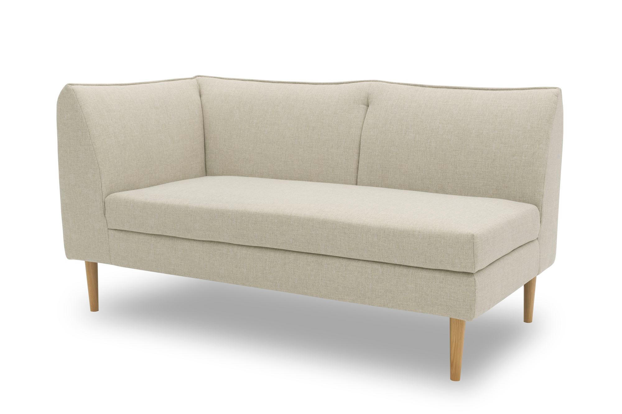 GARTENLOUNGE-SOFA 2-Sitzer Links Braelyn 159x82x82 Outdoorbezug sand - Sandfarben, Kunststoff (159/82/82cm) - 58aufmkessel