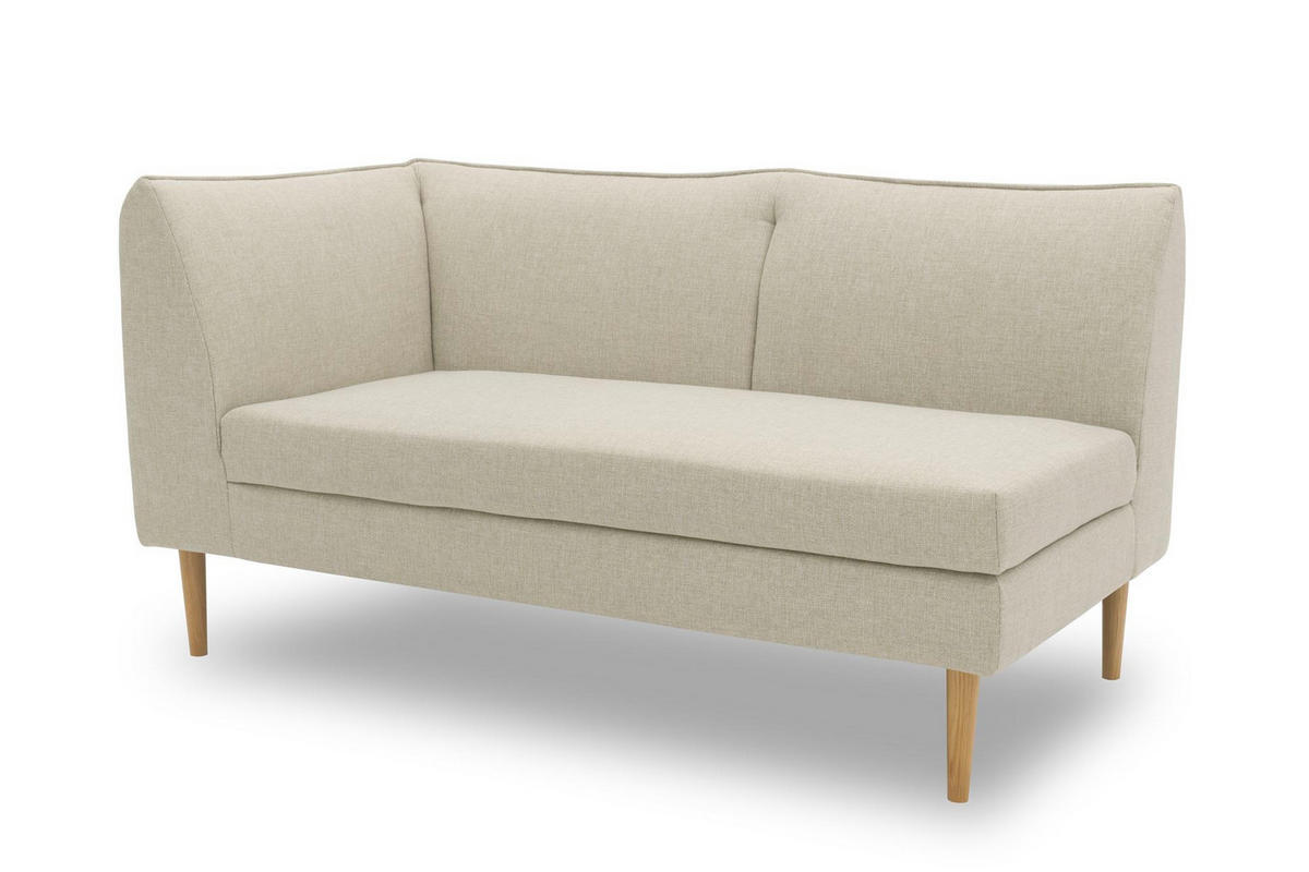 GARTENLOUNGE-SOFA 2-Sitzer Links Braelyn 159x82x82 Outdoorbezug sand - Sandfarben, Kunststoff (159/82/82cm) - 58aufmkessel