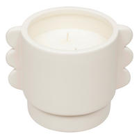 DUFTKERZE Keramik Bliss 370 g - Weiß, Keramik (10.2/13cm) - Atmosphera Createur d´interieur