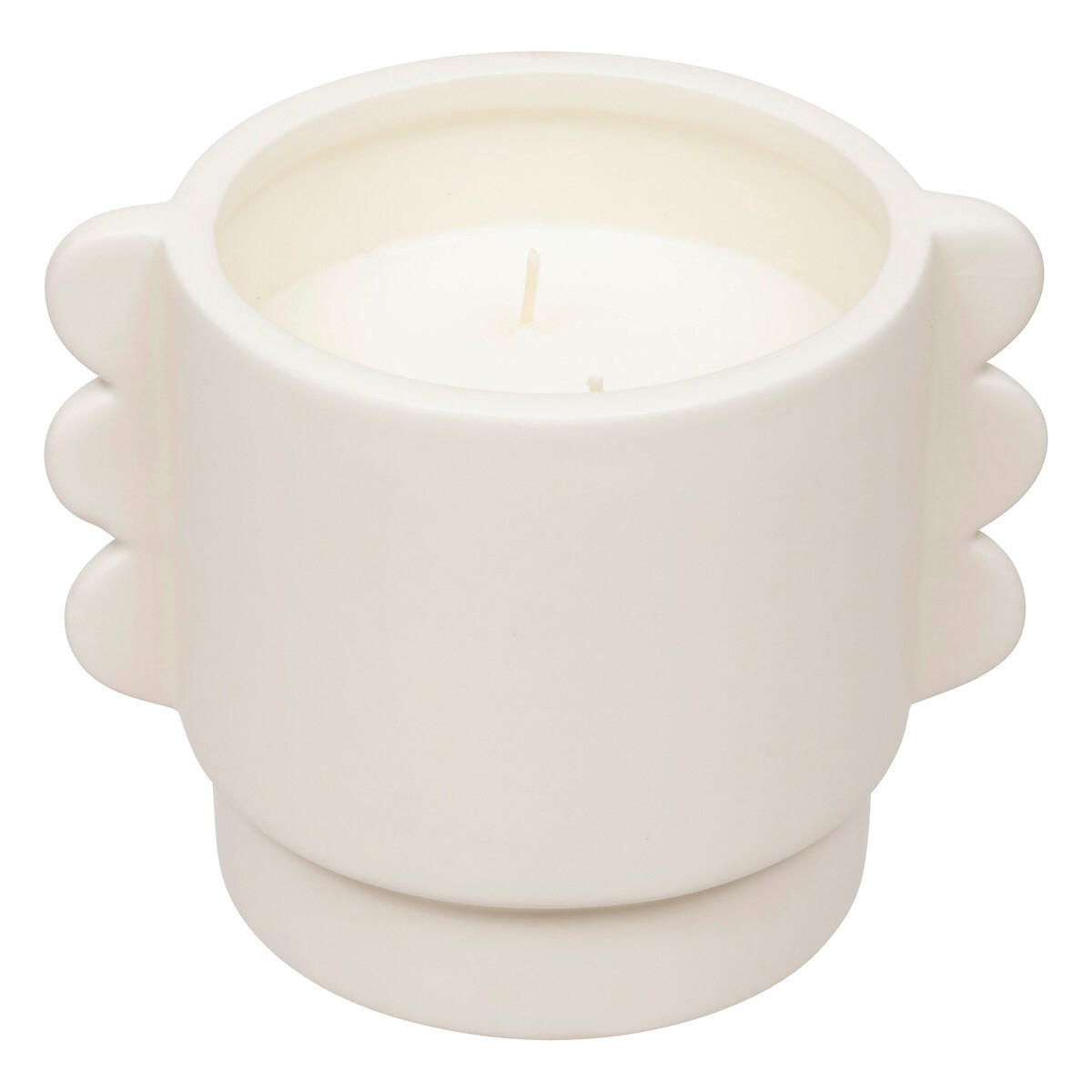 DUFTKERZE Keramik Bliss 370 g - Weiß, Keramik (10.2/13cm) - Atmosphera Createur d´interieur