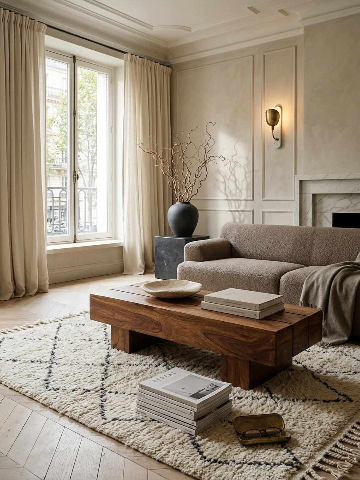 COUCHTISCH aus Massivholz, handgefertigt, pflegeleicht, aus Akazienholz und Edelholz, Braun 120x45x30 cm - Braun, Holz (45/120/30cm) - KADIMA DESIGN