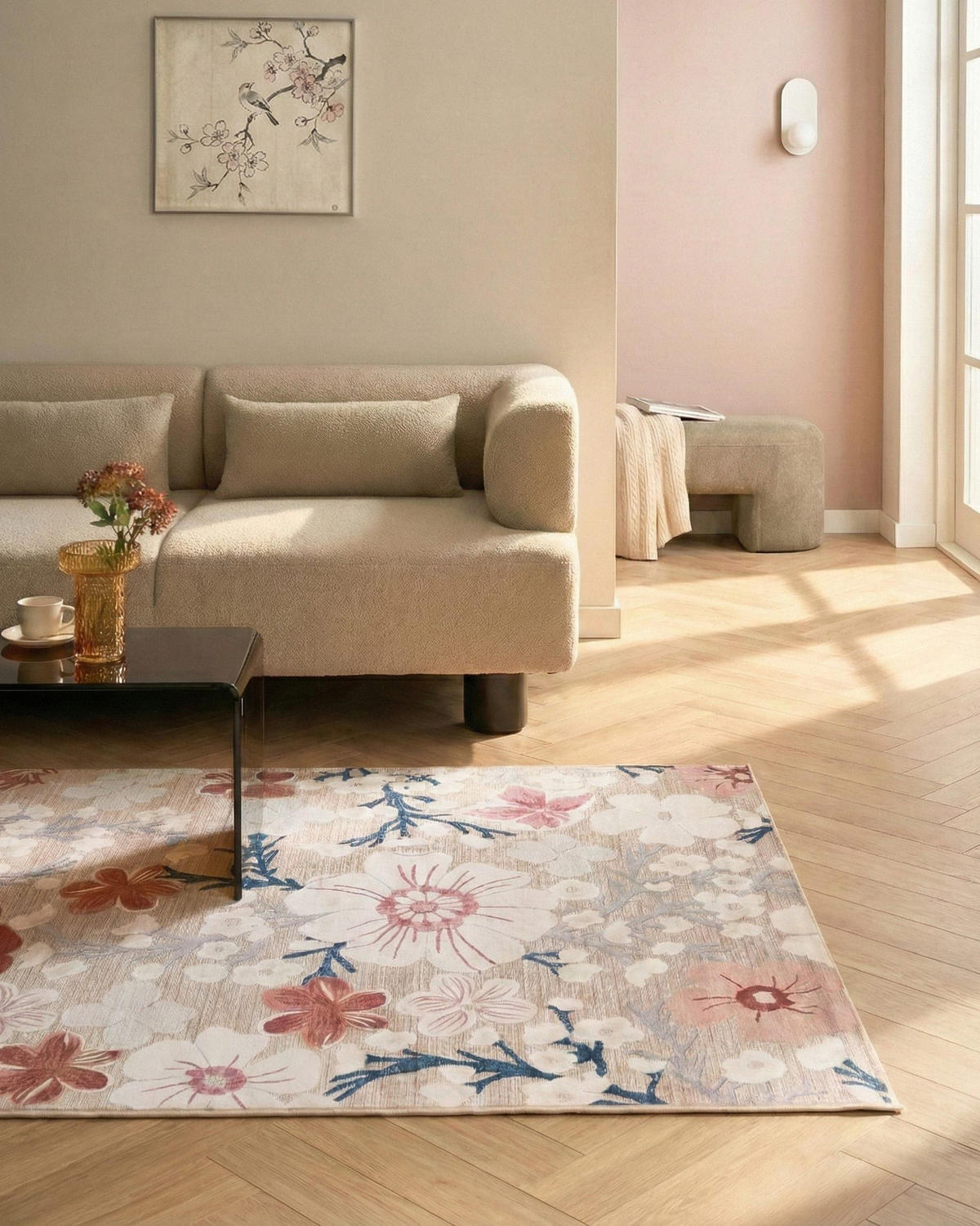 KOBEREC Barevný 140/200 cm Dazkiri - různobarevná, textil (140/200cm) - Beliani