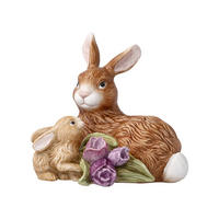 DEKOTIER Hase Jahreshase 2022, Biskuit-Porzellan, Bunt, 12 cm - Multicolor, Keramik (11/12/13cm) - Goebel